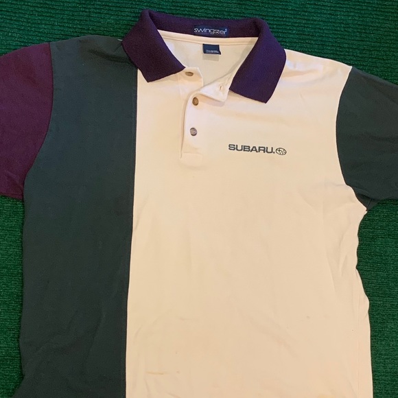 Vintage Other - Vintage 90s Subaru color block polo